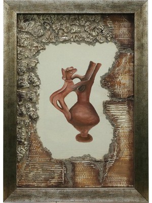 E38 El Işçiliği Kült Kabı - Riton  Kumaş Boyama Tablo 70*50 cm -6440