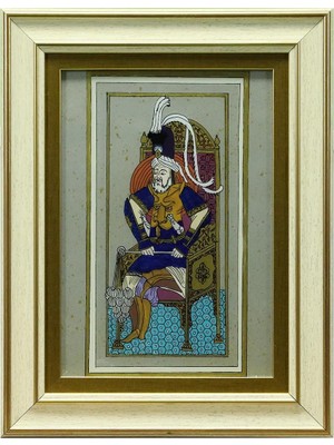 E38 El Işçiliği Cam Boyama Tablo 38*30 CM-6430