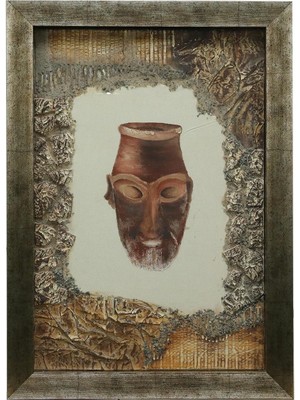 E38 El Işçiliği Kumaş Boyama Tablo 70*50 cm -6433