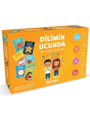 Bi Kutu Oyun Dilimin Ucunda - Bilmecelerle İlk Kelimelerim (5 Farklı Oyun)