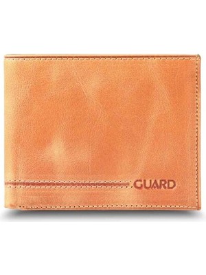 Guard Antik Sarı Klasik Deri Erkek Cüzdanı