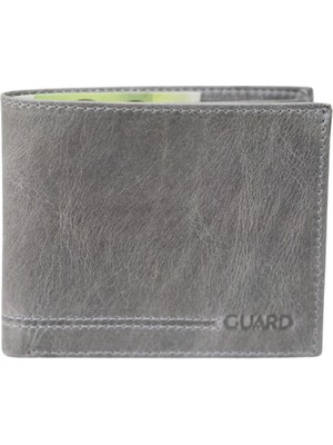 Guard Gri Tiguan Crazy Deri Erkek Cüzdanı