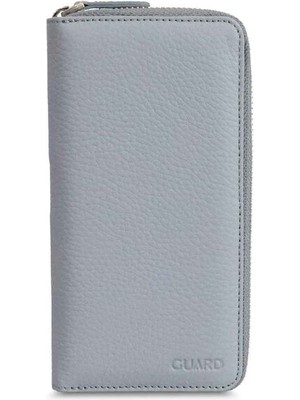 Guard Gri Fermuarlı Portföy Cüzdan