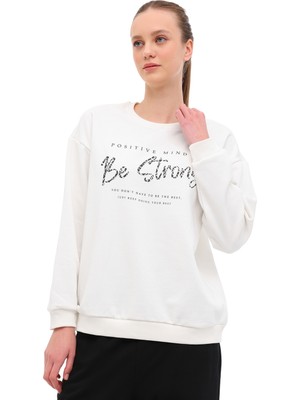 Kinetix Wl 16BEATA 5pr Ekru Kadın Sweatshirt