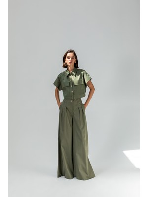 Kameya Gold Düğmeli Bluz 25S10741