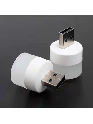 Özbience Taşınabilir 1W Mini USB LED Ampul, Powerbank ve Laptop ile Uyumlu
