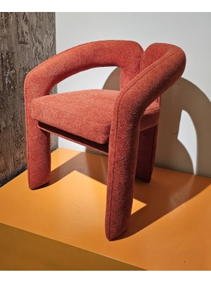 Showdeko M&m Vol2 Fitilli Kumaş Döşeme Ahşap Iskeletli Sandalye