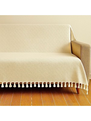 Lunga Vita Dama Desen Dokuma %100 Pamuklu Çok Amaçlı Pike Koltuk Örtüsü 180X230