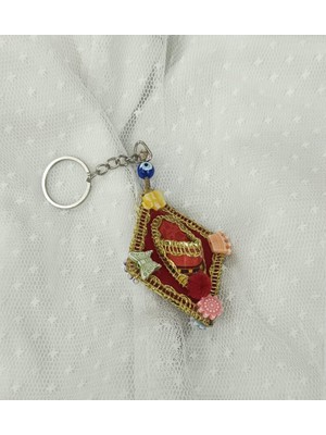 Anahtarlık Çarık Nazar Boncuk Kötü Göz Çanta Cüzdan Süsü Aksesuar