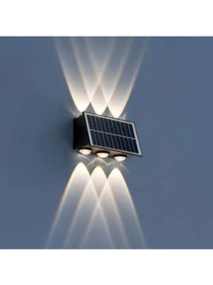 Teknikerelektrik Horoz Marathon-10 Solar 10W LED Bahçe Duvar Lambası 3000K