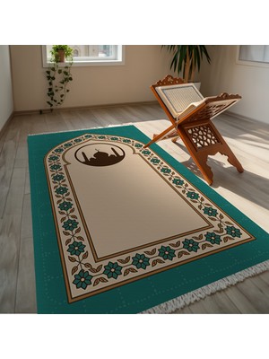 TURKISHRUG KINGDOM Dijital Baskı Kaymaz Taban Modern Kişiselleştirilebilir Seccade