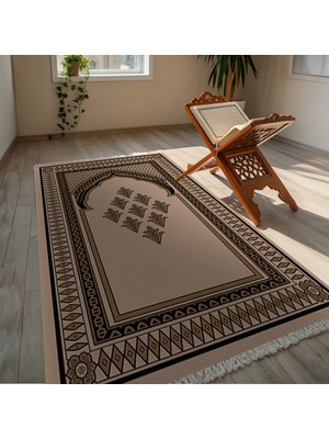 TURKISHRUG KINGDOM Premium Kalite Yıkanabilir Dijital Baskılı Kişisel Seccade