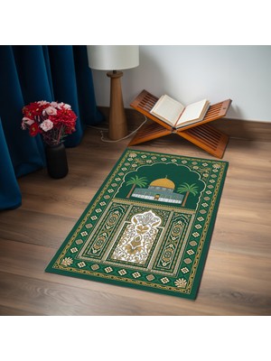 TURKISHRUG KINGDOM Tüylenmez Anti Bakteriyel Kişiye Özel Seccade