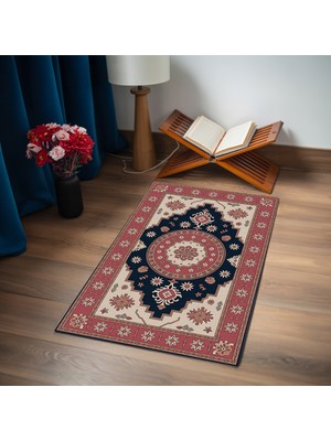 TURKISHRUG KINGDOM Çok Renkli Premium Kalite Anti Alerjik Isimli Seccade