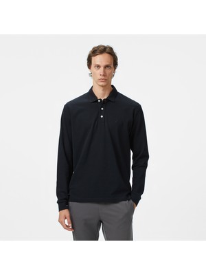 Nautica Erkek Siyah Classic Fit Uzun Kollu Polo.0tb