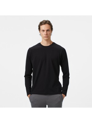 Nautica Erkek Siyah Classic Fit Uzun Kollu T-Shirt.0tb