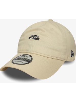 New Era Doing My Best Slogan 9twenty Unisex Bej Şapka.-