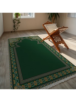 TURKISHRUG KINGDOM Yumuşak Dokulu Renk Solmaz Kişiye Özel Seccade