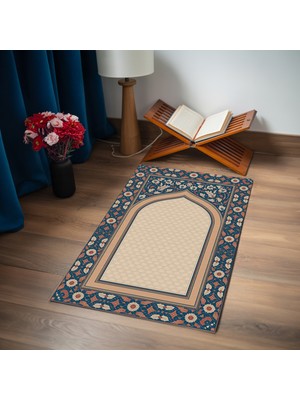 TURKISHRUG KINGDOM Trend Yumuşak Renkli Dijital Baskılı Seccade