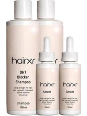 Hairx Saç Uzatıcı Besleyici Şampuanı 150 ml Saç Güçlendirici Serumu 30 ml x 2şer Adet