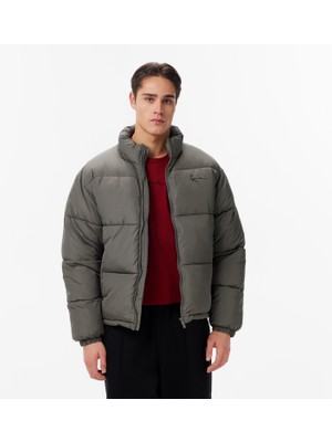 Karl Kani Small Signature Embossed Puffer Erkek Gri Mont.gry