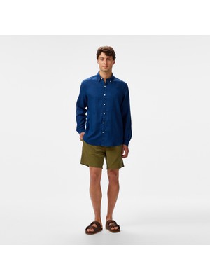 Nautica Erkek Yeşil Regular Fit Deniz Şortu.3c7