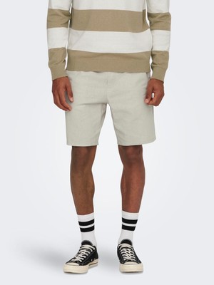 Only & Sons   ONSLINUS 0007 COT LIN SHORTS NOOS