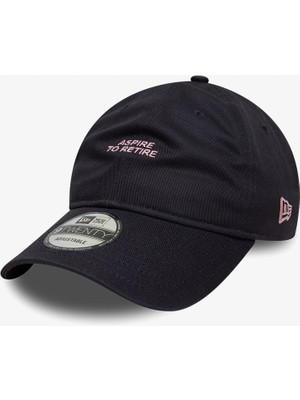 New Era Slogan Aspire To Retire 9twenty Unisex Lacivert Şapka.-