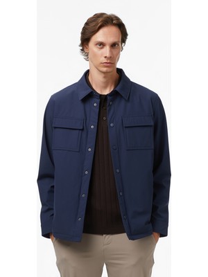 Nautica Erkek Lacivert Regular Fit Su Geçirmez Mont.4nv