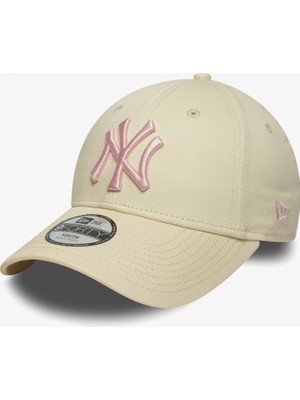 New Era New York Yankees Mlb League Essential Çocuk Krem Şapka.-