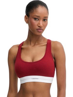 Calvin Klein Kadın Kırmızı Lightly Lined Bralette Sütyen LV00QF8018