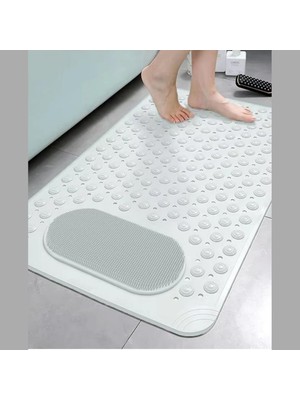 Eynel Vantuzlu Banyo ve Duş Kaydırmazı Duşa Kabin Küvet Içi Vantuzlu Banyo Paspası (35X69 Cm)