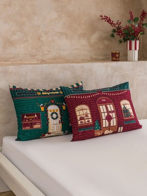 Lc Waikiki Yeni Sezon Yılbaşı Temalı Yastık Kılıfı 2'li 50X70 cm