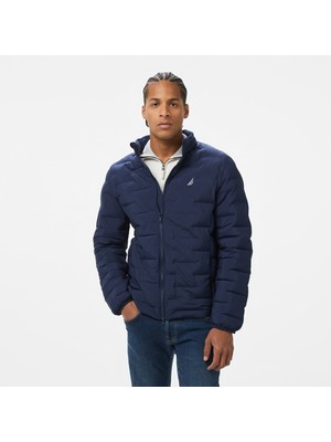 Nautica Erkek Lacivert Standart Fit Dik Yaka Mont.4nv