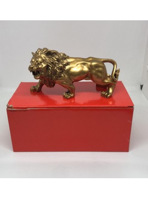 Lebron Altın Sarısı Metal Aslan Biblosu