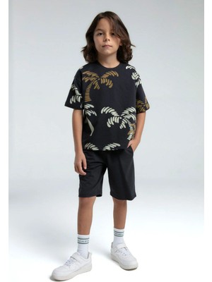 Queen Kids Queenkids Erkek Çocuk 3573-4 Takım Antrasit