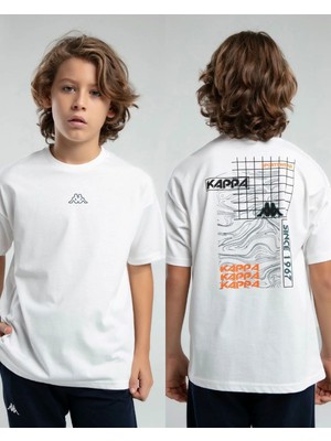 Queen Kids Queenkids Erkek Çocuk 37226GW Tişört Beyaz