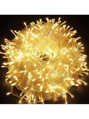Özbience 100 Ledli Fişli Dekor Işığı, 10M Günışığı Yılbaşı Ağacı Işığı (Eklemeli)