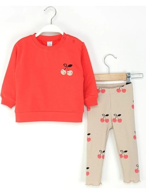 Queen Kids Queenkids Kız Çocuk M9832 Takım Kırmızı