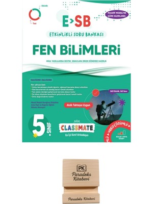 Okyanus Yayınları 5. Sınıf Classmate Fen Bilimleri Etkinlikli Soru Bankası + Telefon Standı