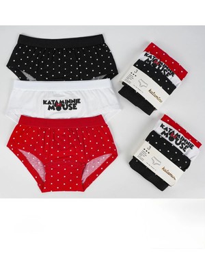 Queen Kids Queenkids Kız Çocuk Iç Giyim K128457 Slip Minnie Renkli