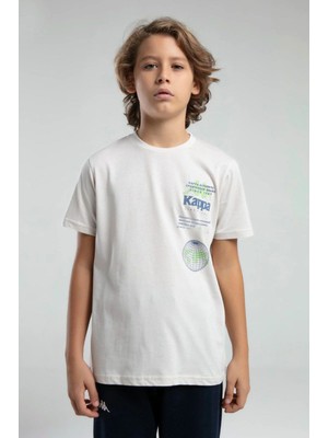 Queen Kids Queenkids Erkek Çocuk 38257KW  Tişört Bej