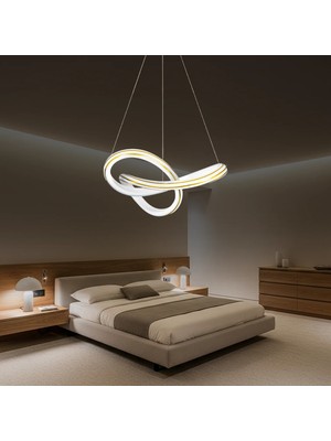 Aleyo Özel Tasarım Sarkıt Avize – Ultra LED Beyaz Işık, Modern Aydınlatma