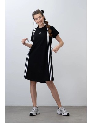 Queen Kids Queenkids Kız Çocuk 7485 Elbise Siyah