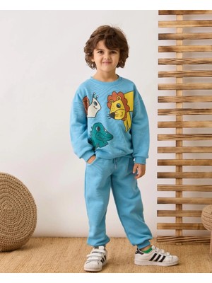 Queen Kids Queenkids Erkek Çocuk 3950-035 Takım Lion Mavi