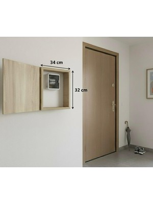 Mobdax Modern Atlantik Elbise & Ceket Askısı | 65 cm Duvar Tipi Portmanto Duvar Askılığı