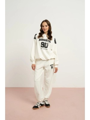 Queen Kids Queenkids Kız ÇOCUK7816 Takım Ekru