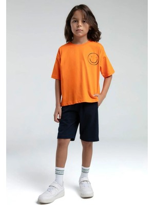 Queen Kids Queenkids Erkek Çocuk 3575-4 Takım Turuncu