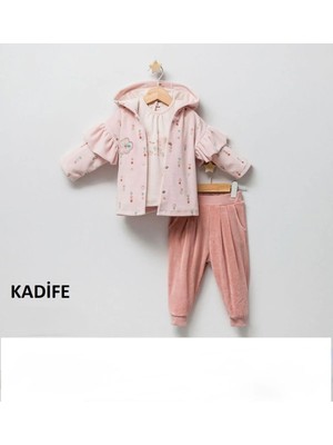 Queen Kids Queenkids Kız Bebek 5004 Takım Somon