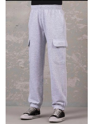 Queen Kids Queenkids Kız Çocuk M9240 Alt Giyim Gri